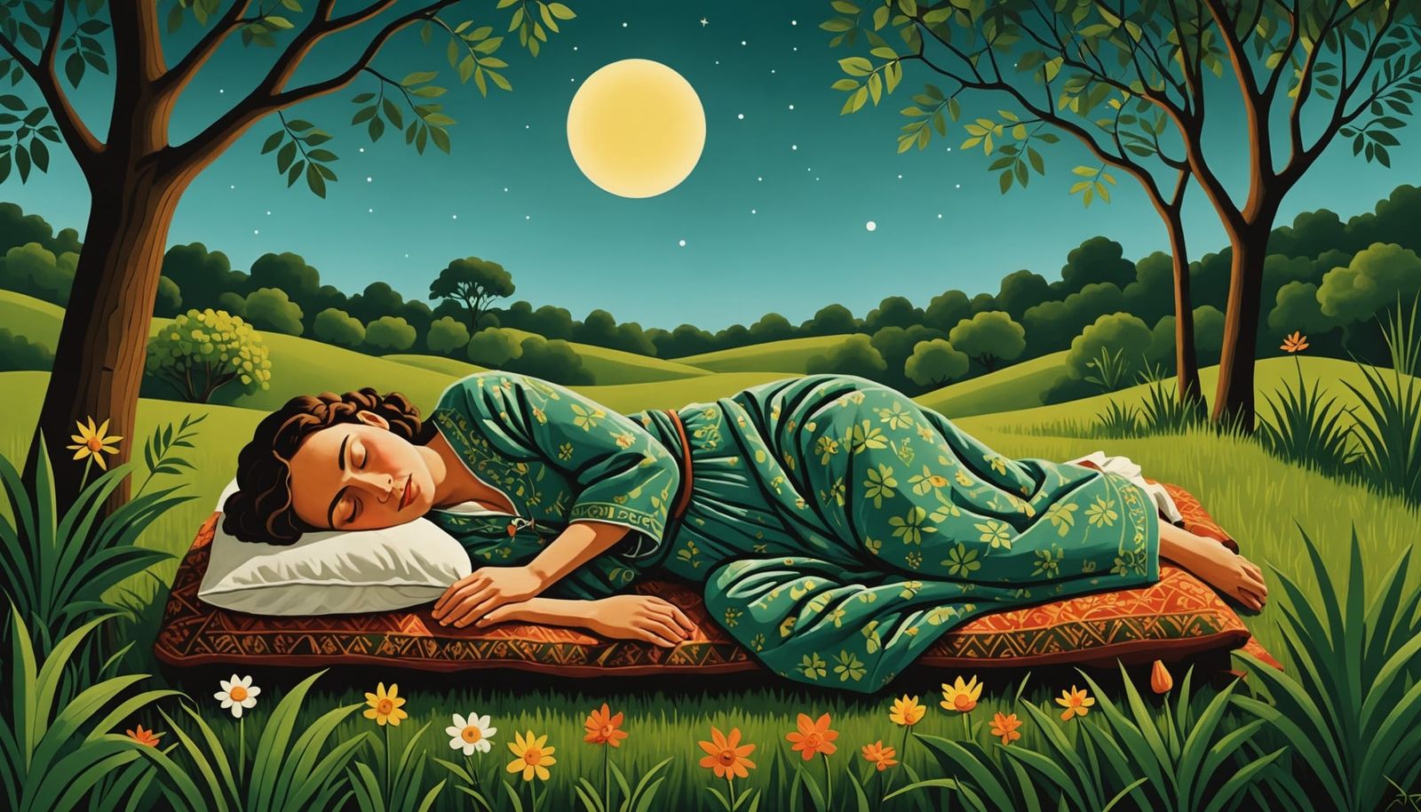 Henri Rousseau Sleeping Gypsy Inspired Art