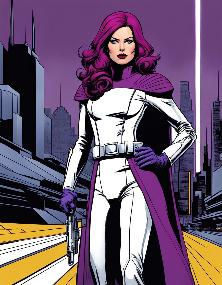 Diamondback in Alex Toth Inspired Digital Art