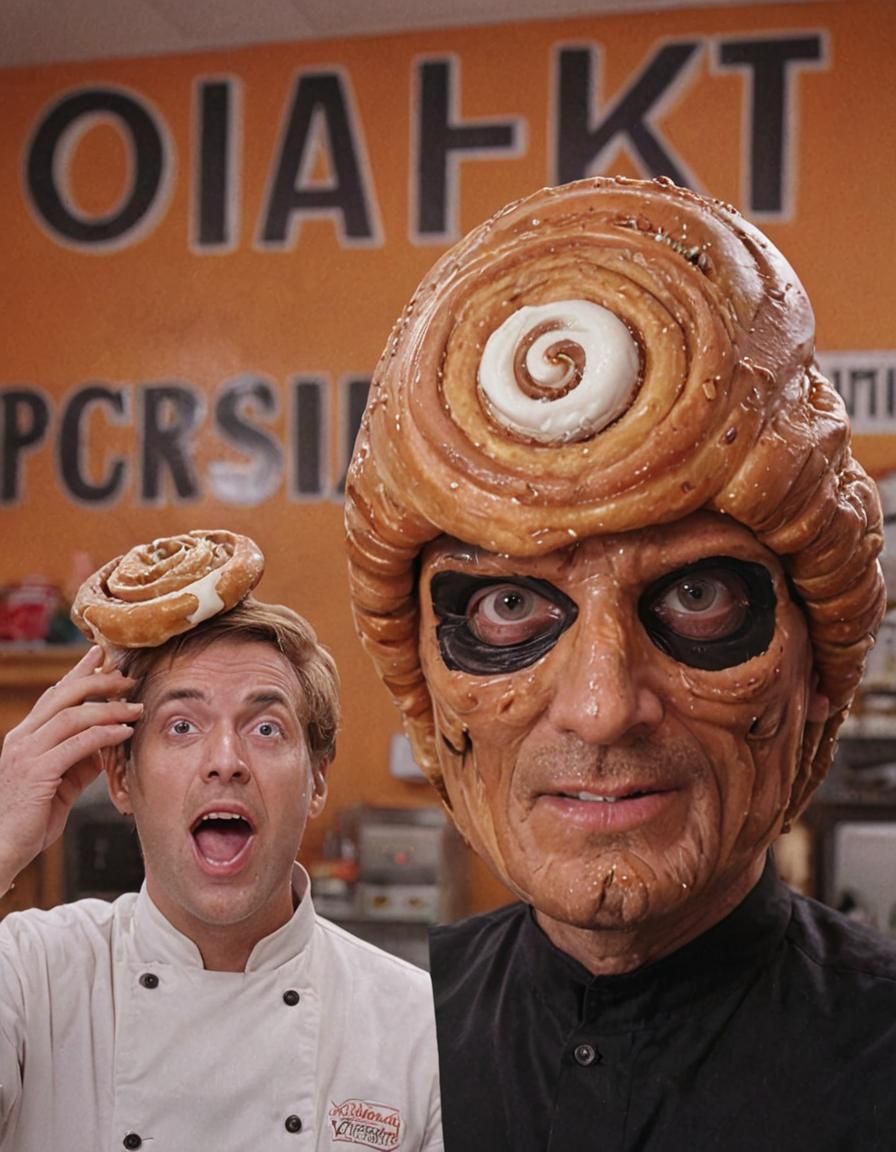 Groovy Cycloptic Pastry Chef in Neon 4K