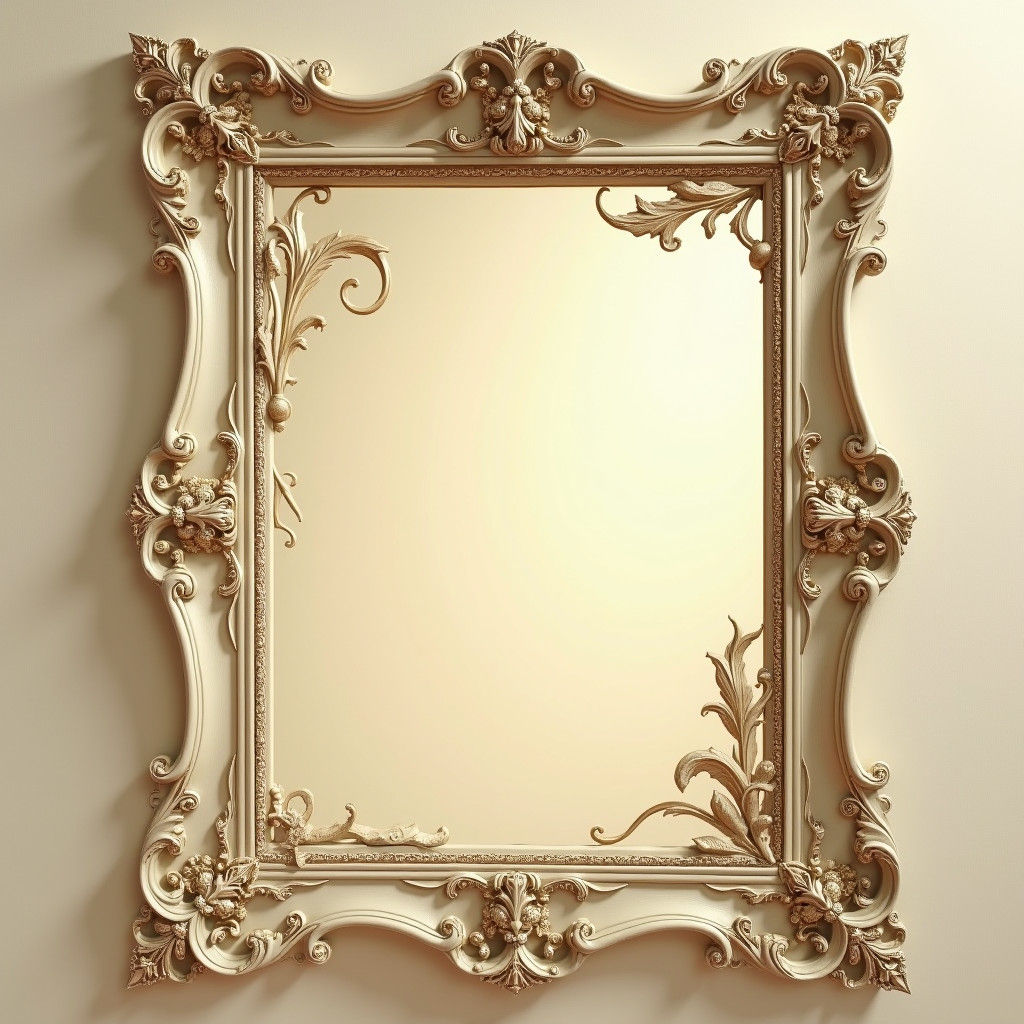 Ornate Art Nouveau Rococo Picture Frame Photograph