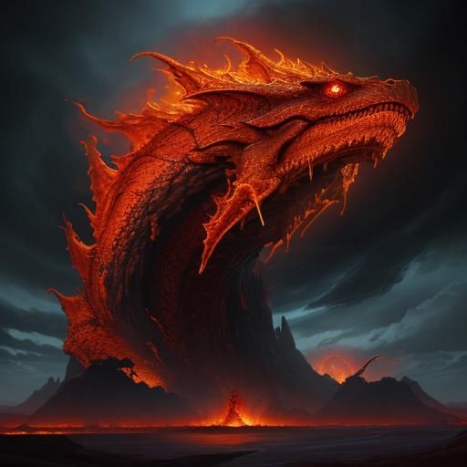 Colossal Sand Serpent Concept Art