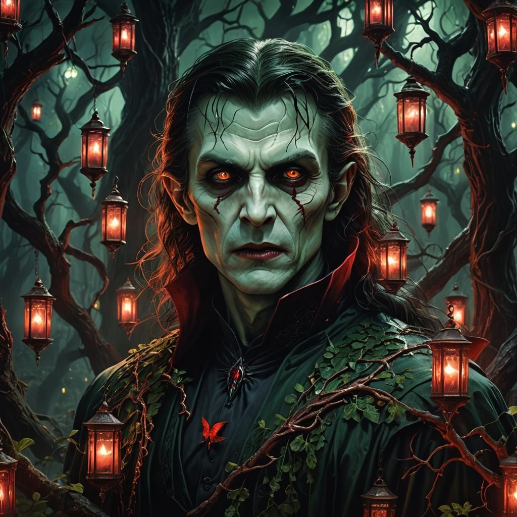 Toxoplasma Gondii Infects Vampire in Dark Forest