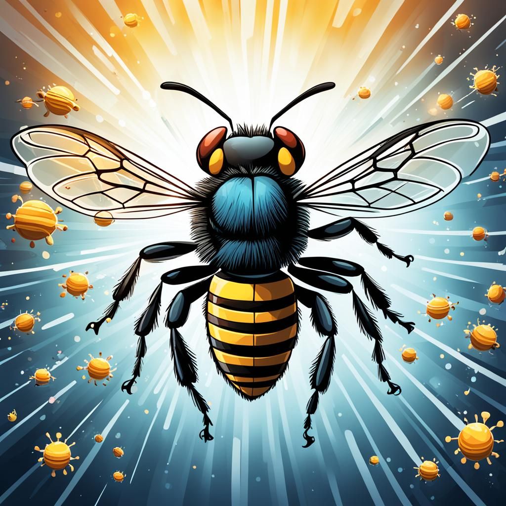 Visual Representation of Buzzing Onomatopoeia