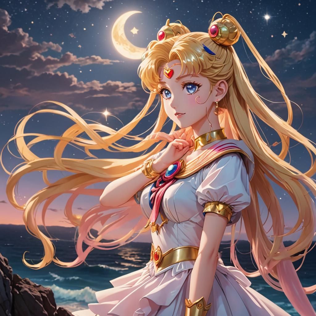 Sailor Moon Triumphant: Magical Girl Anime Scene