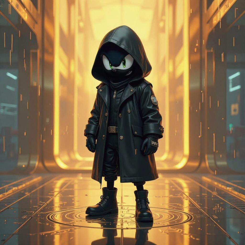 Sonic in Disguise: Masked in a Luxurious Room