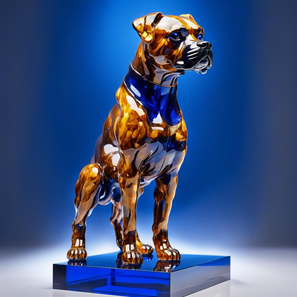 Lovely boxer dog
