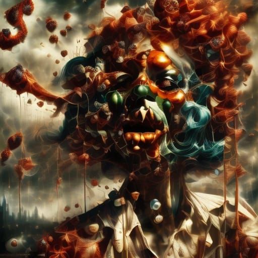 Surreal Banana-Man Flees Fruit House in Bizarre Neighborhood