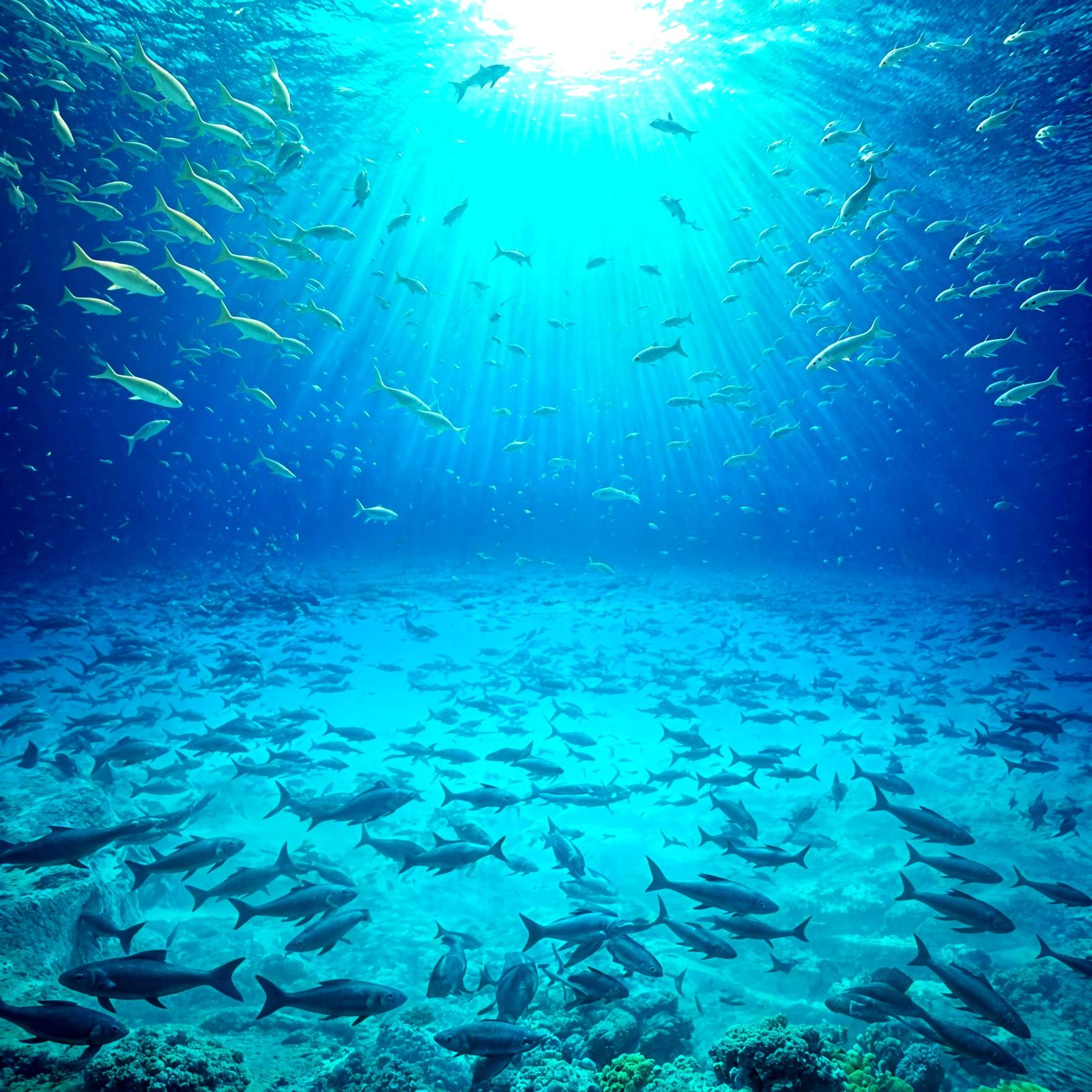 AI's Vision of Underwater Scene