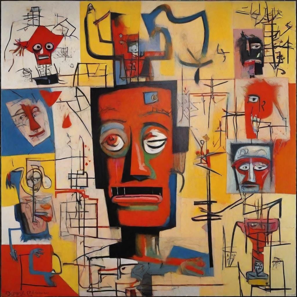 Stingy Jack in Abstract Cubist Style