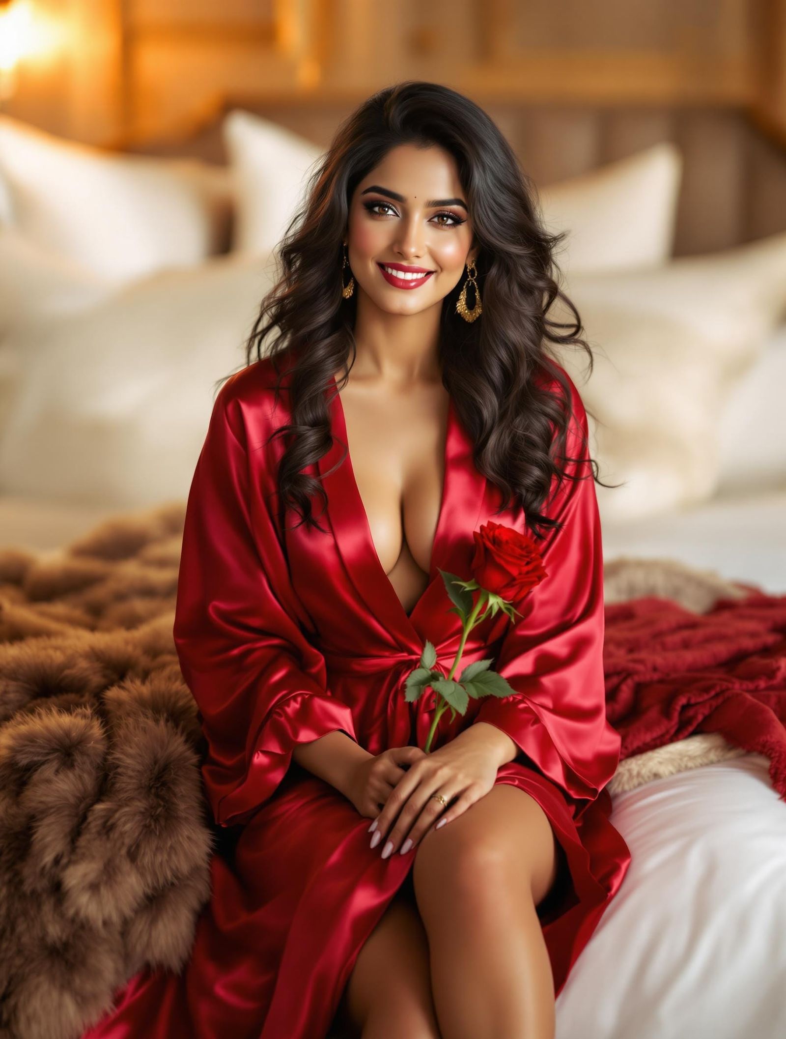 A photorealistic image of asian indian tollywood actress Tam...