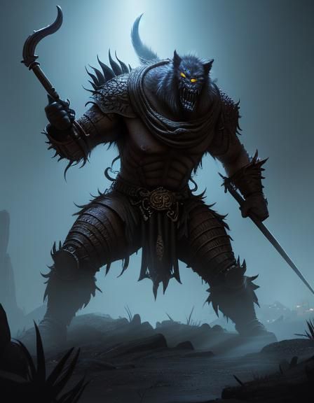 Intestinal Monster in Heaven: 3D Digital Art