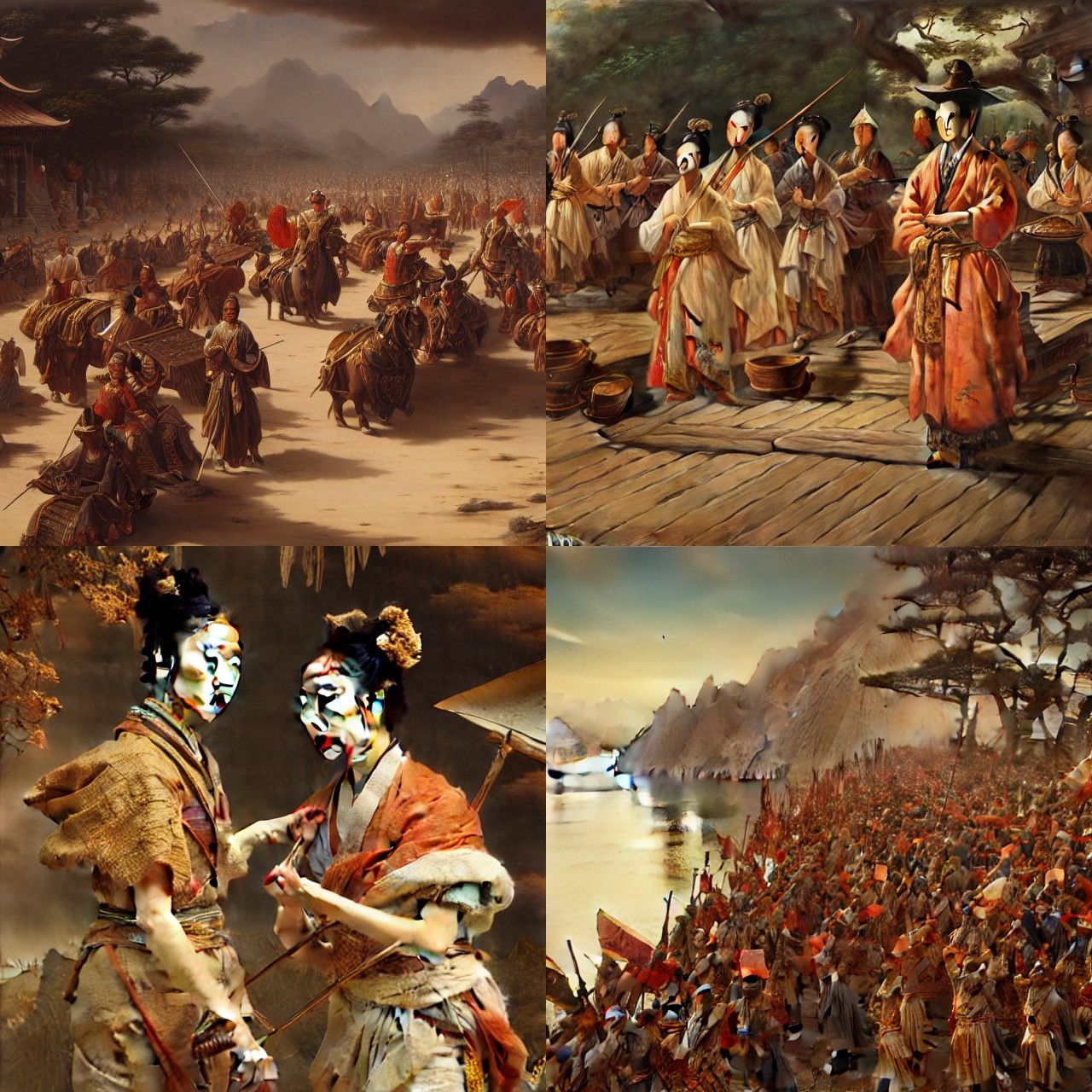 Si-ku-ki Hiuen Tsang Records: Detailed Matte Painting