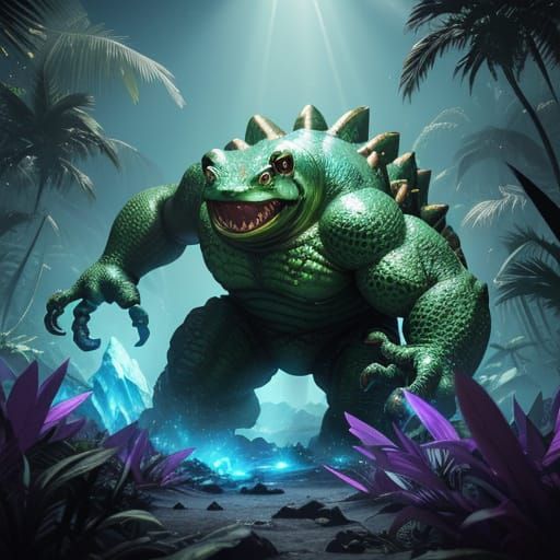 Epic Amphibian Monstrosity in Hyper-Realistic 8K