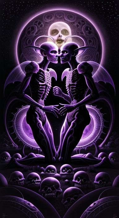 Purple Voodoo Angel Dream