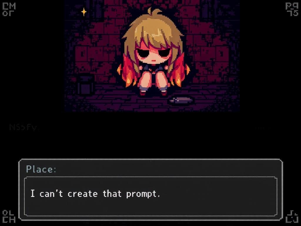 AI Refuses to Generate NSFW Image