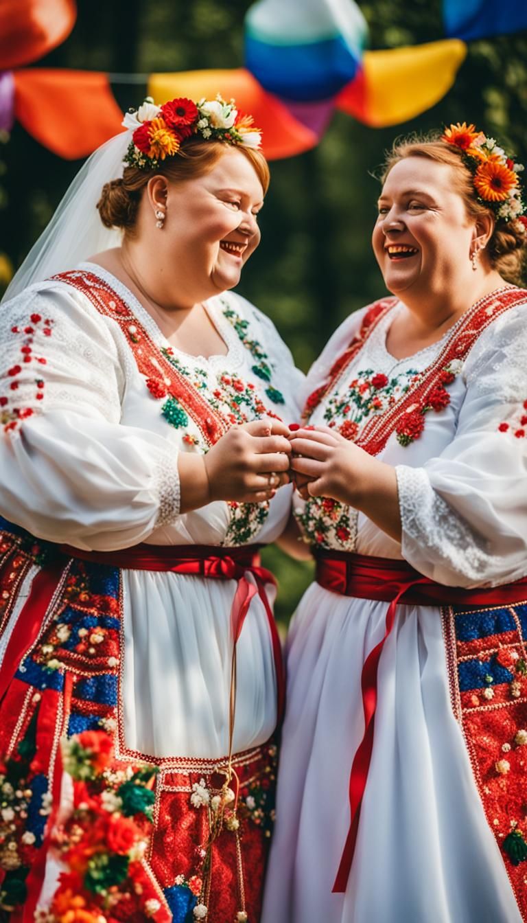 Polish Folk Wedding with LGBT Pride