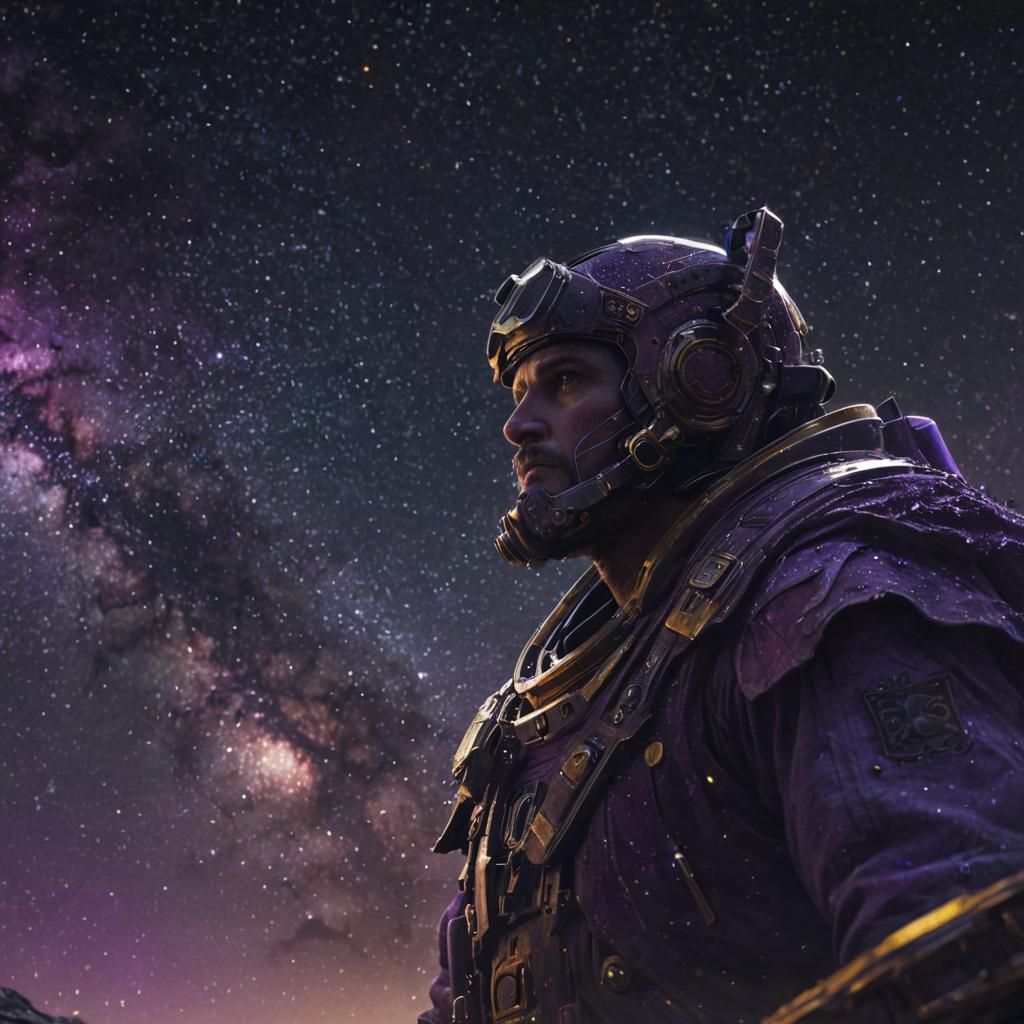 Astral Being Yearns for Earth in Dark Fantasy Art