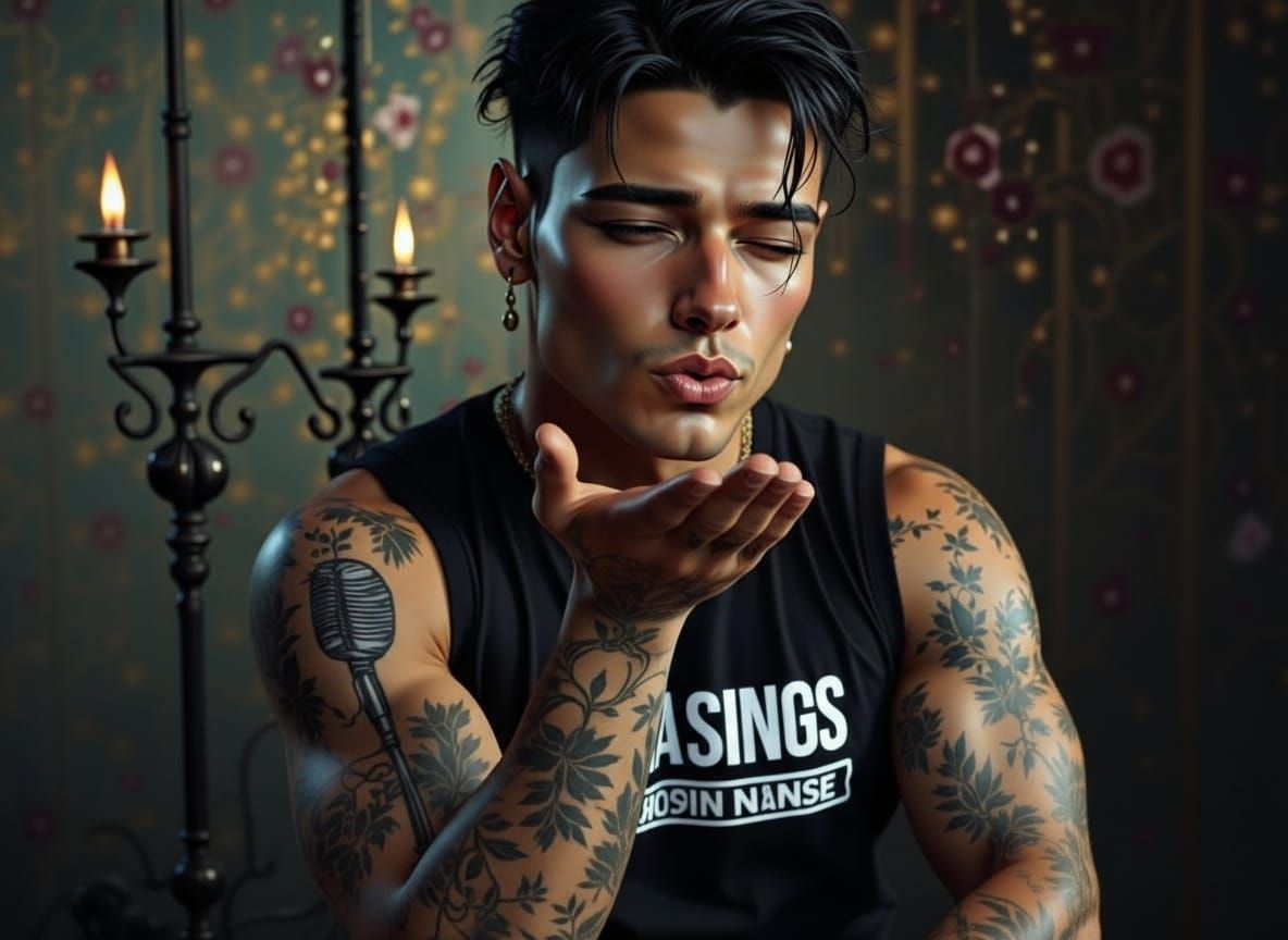 Shape Shifter with Violet Eyes and Black Hair