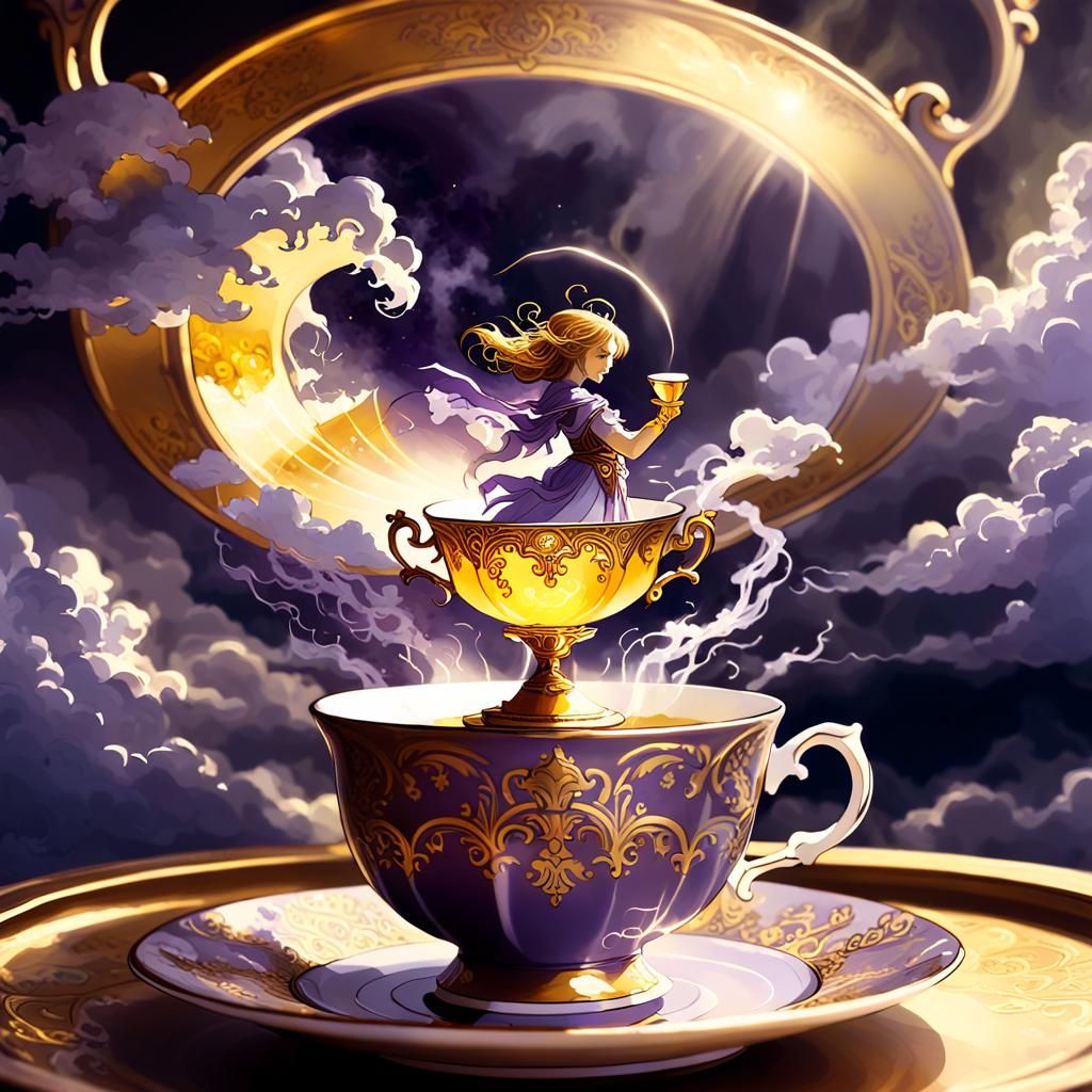 Storm in Teacup: Dark Fantasy Concept Art