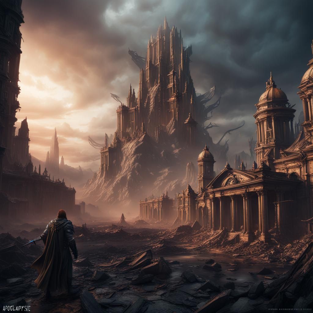 Apocalyptic Fantasy Concept Art in Deep Color