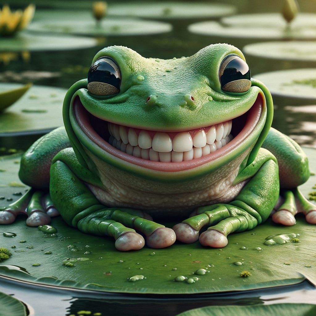 Goofy Frog