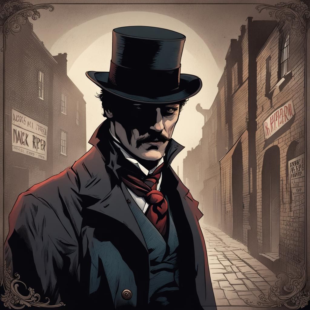 Eerie Image of Jack the Ripper