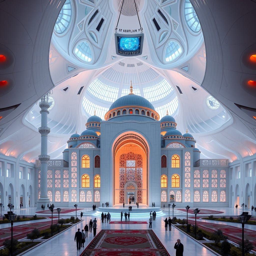 Futuristic Hagia Sophia: Modern Byzantine Architecture