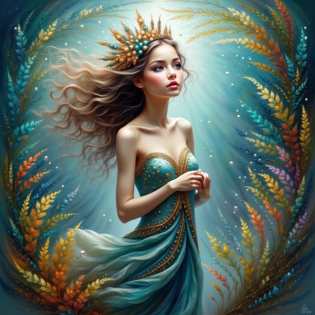 Ethereal Goddess of the Underwater Realm