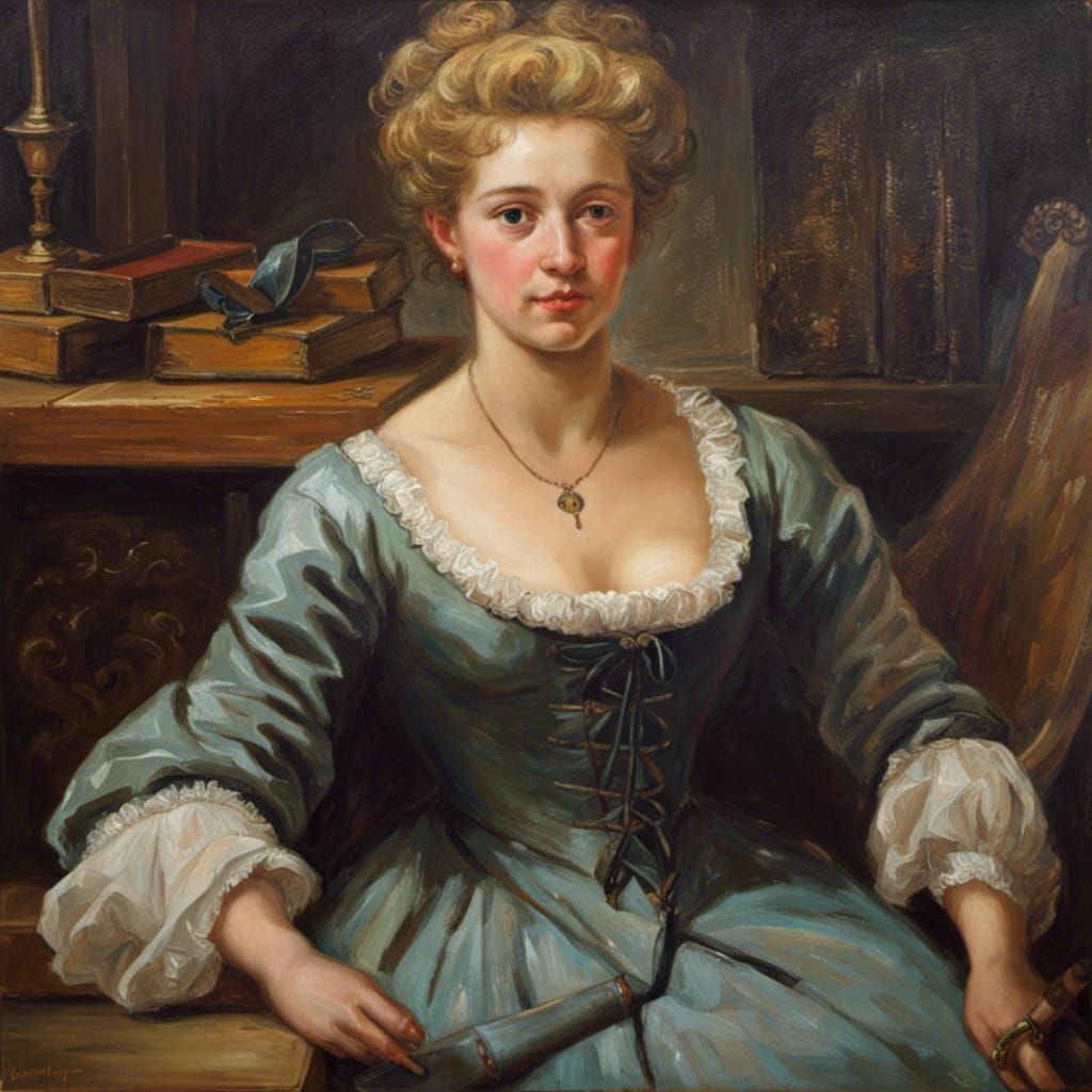 18th Century English Royal in Oil Painting