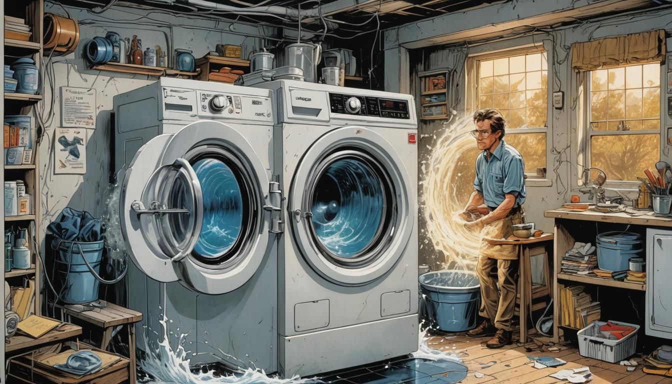 1980s Ad: Whirlpool in Washing Machine