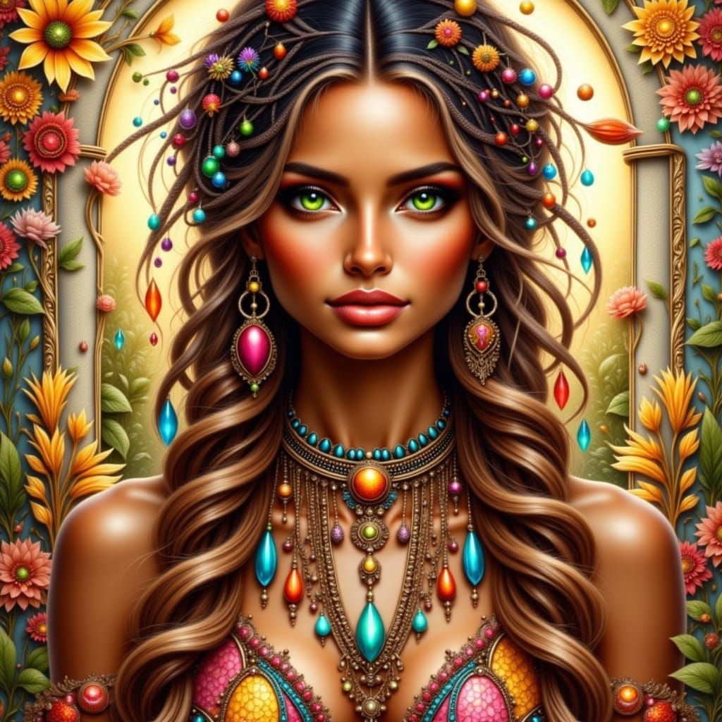 Whimsical Bohemian Goddess