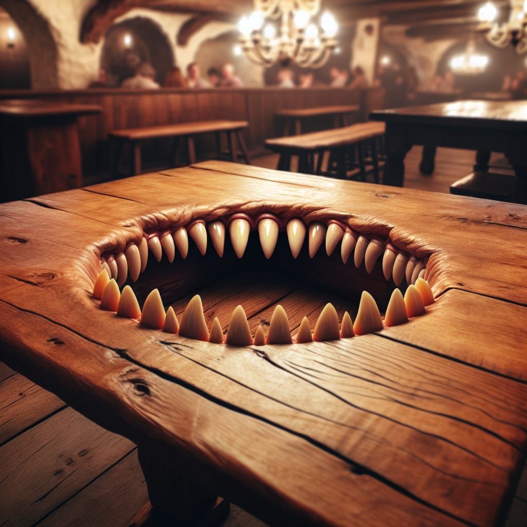 Toothy Tavern Table: A Unique Visualization