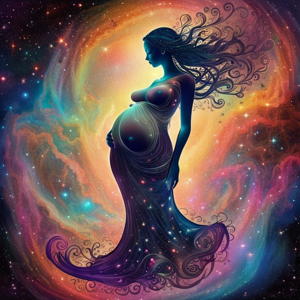 Goddess of Creation Bearing the Earth