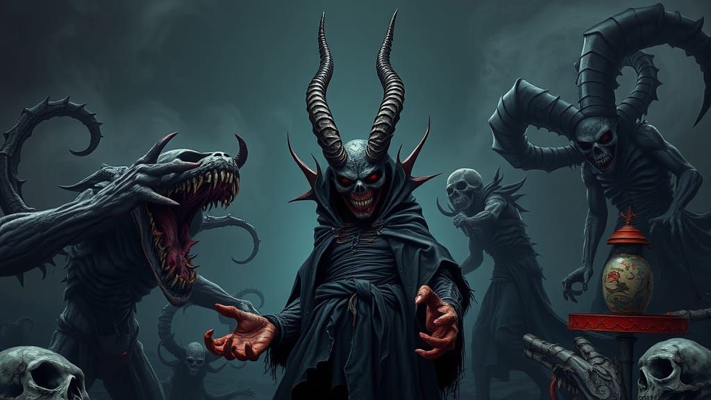 Demonic Butcher in Desolate Inferno