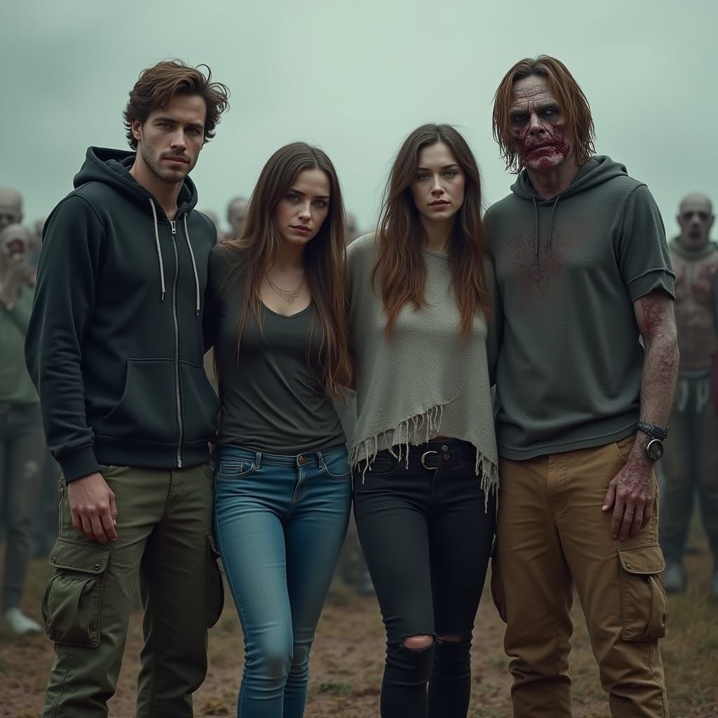 Zombies Stand Against Horde in Hyperrealistic Detail