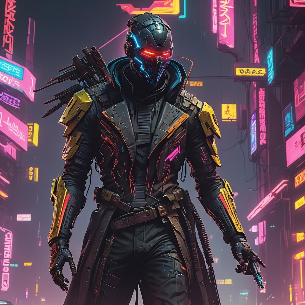 Ghost Dancer in Cyberpunk 2099 Neon City