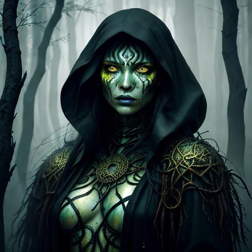 kikimora in a swamp somewhere in Russia