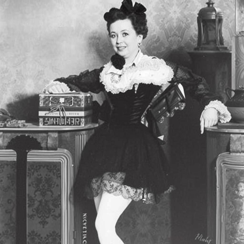 In olden days a glimpse of stocking was looked on as somethi...