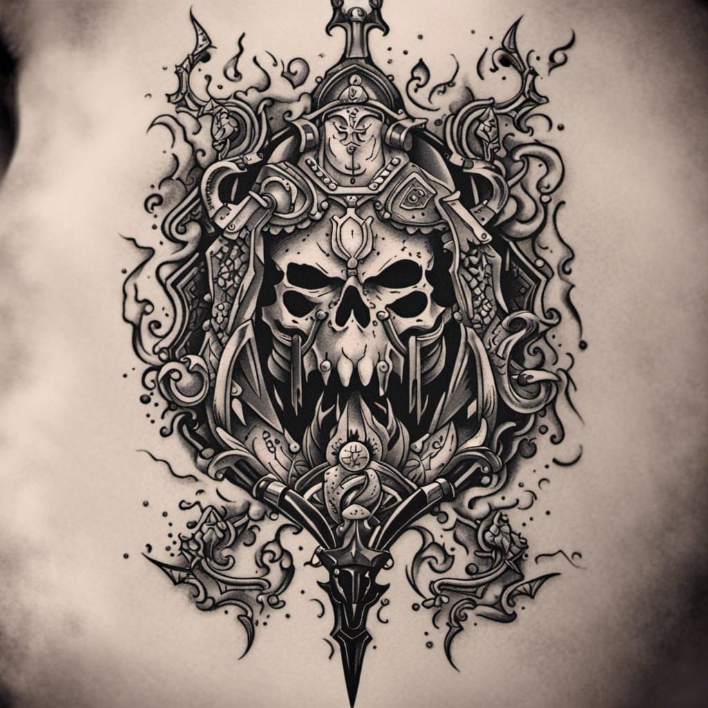 Mighty Mightor Tattoo Design