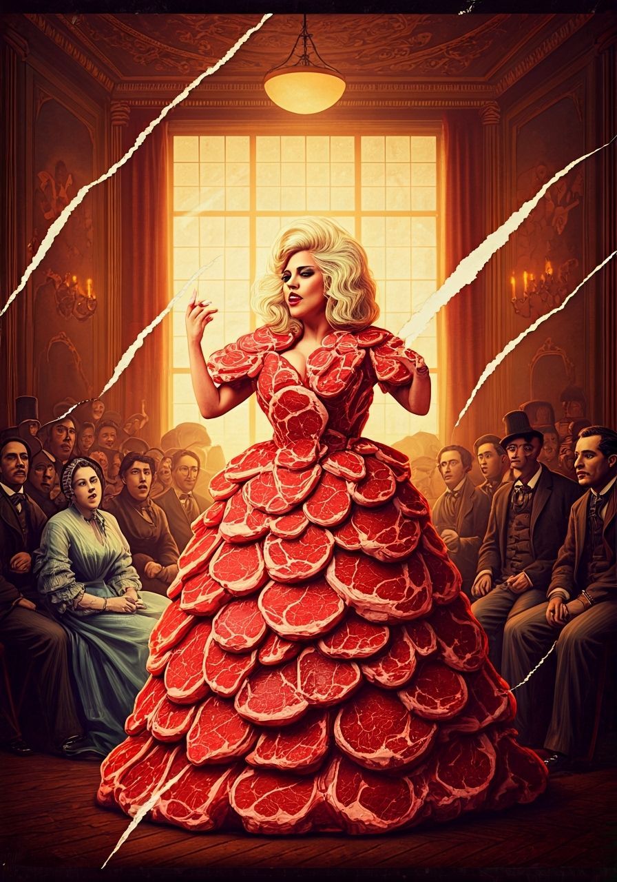 Lady Gaga's Time Machine Tour 1825 Poster Art