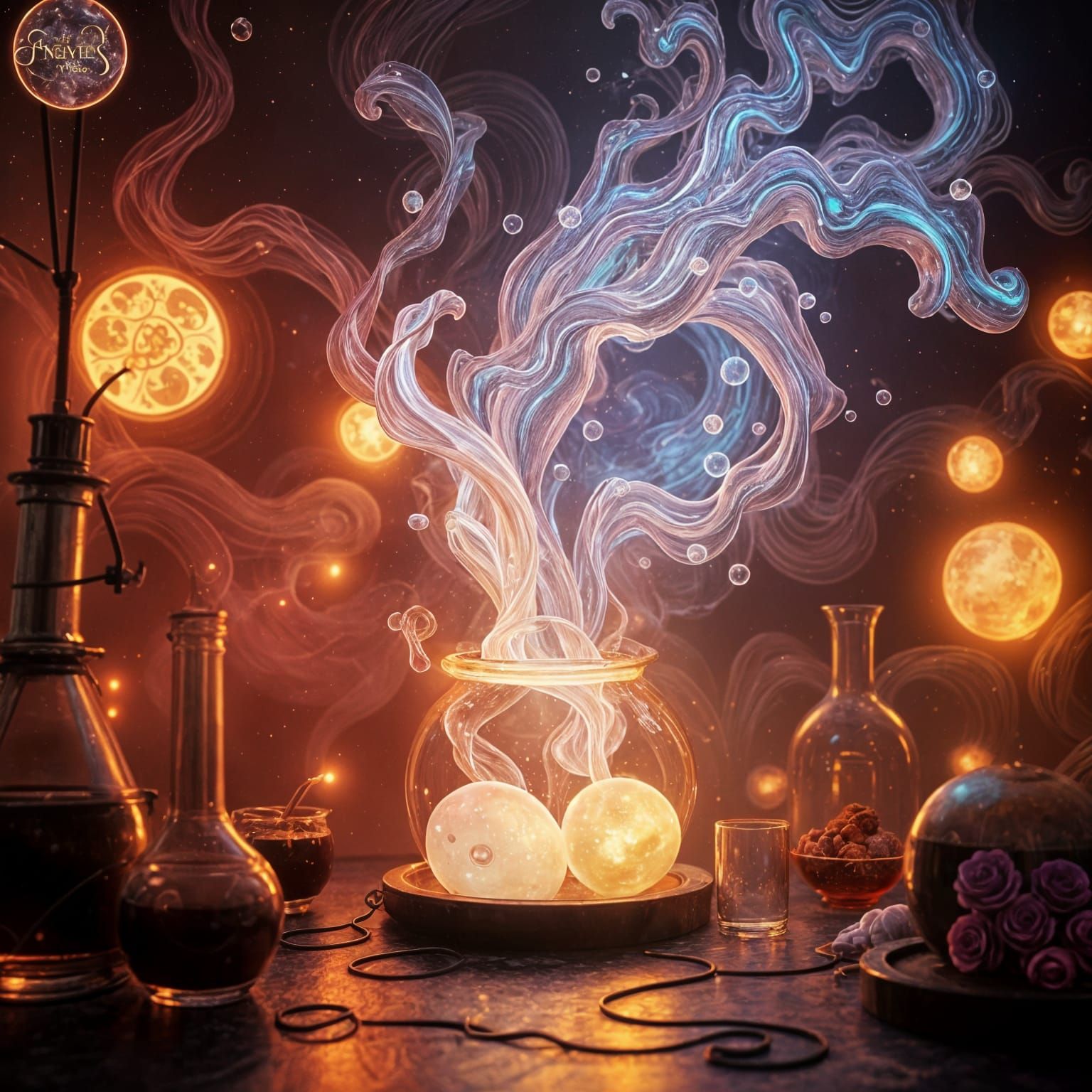 Chemical Affair in Vibrant Colors