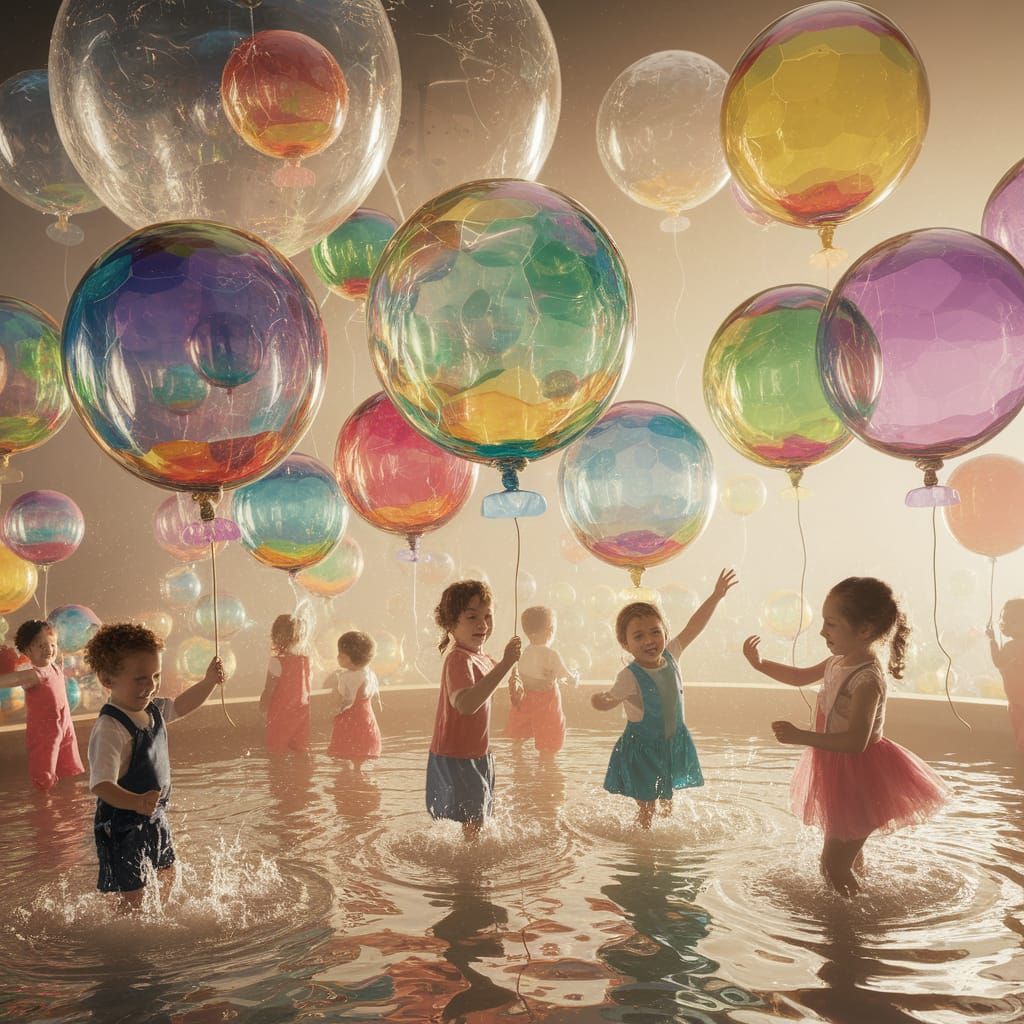 A Vibrant World of Colorful Balloons