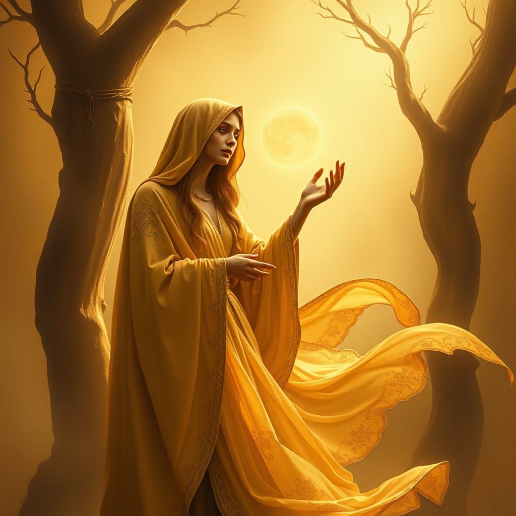 Mystical Oracle in Renaissance Style