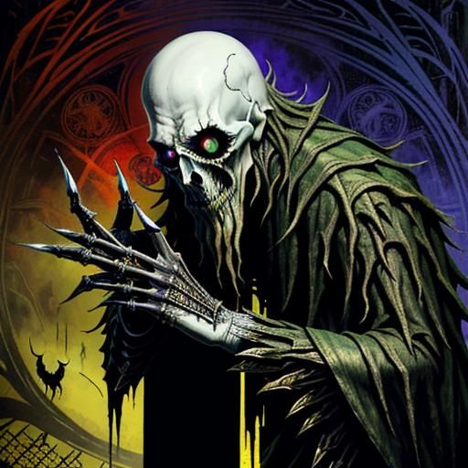 Ghosts Pondering AI, Hyperrealistic Surrealism