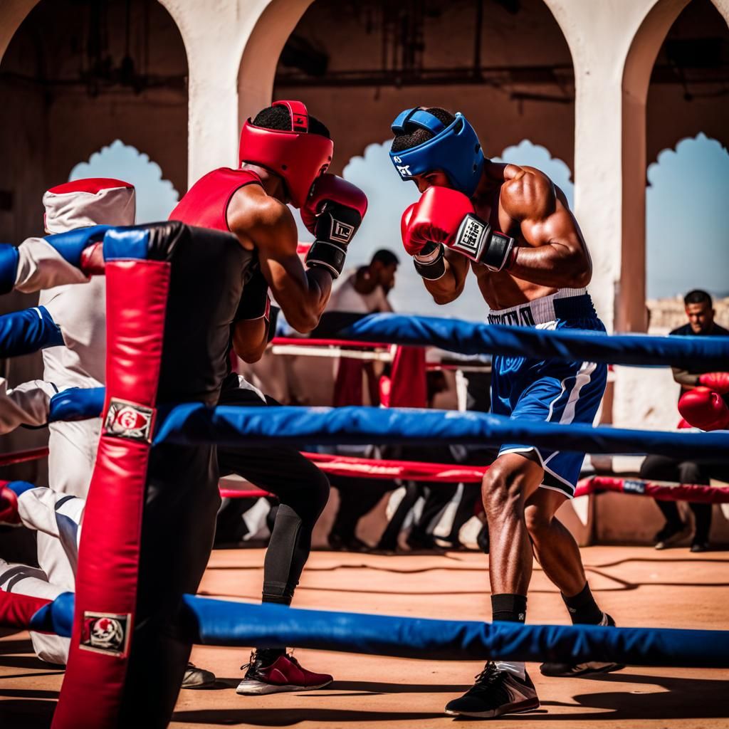 Intense Boxing Training in Morocco