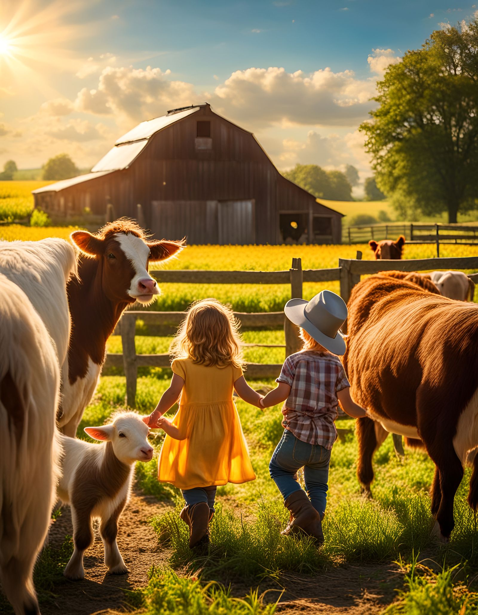Nostalgic memories of Grandpa's farm