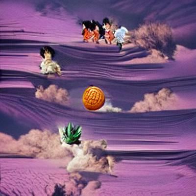 Dragon Ball Z Character Ready to Fight