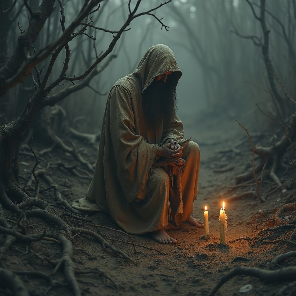 Tormented Faithful in a Corrupted Wasteland, in a Cyberpunk ...