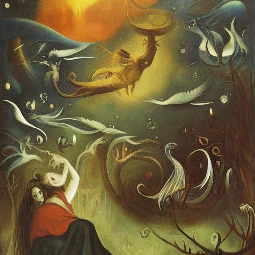 Mystical Gathering: Vampires and Creatures in Impressionist ...