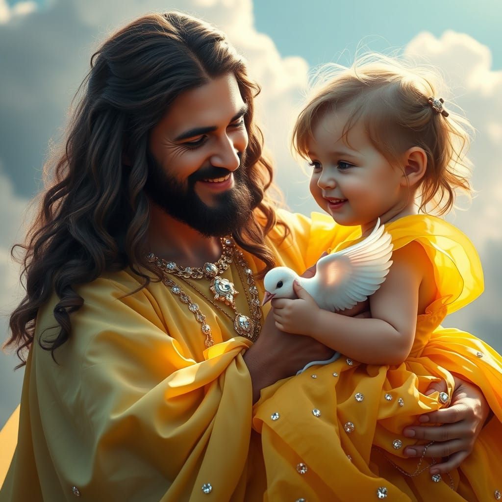 Pantera Interacts with Adorable Baby Girl in Stunning 8k Mat...